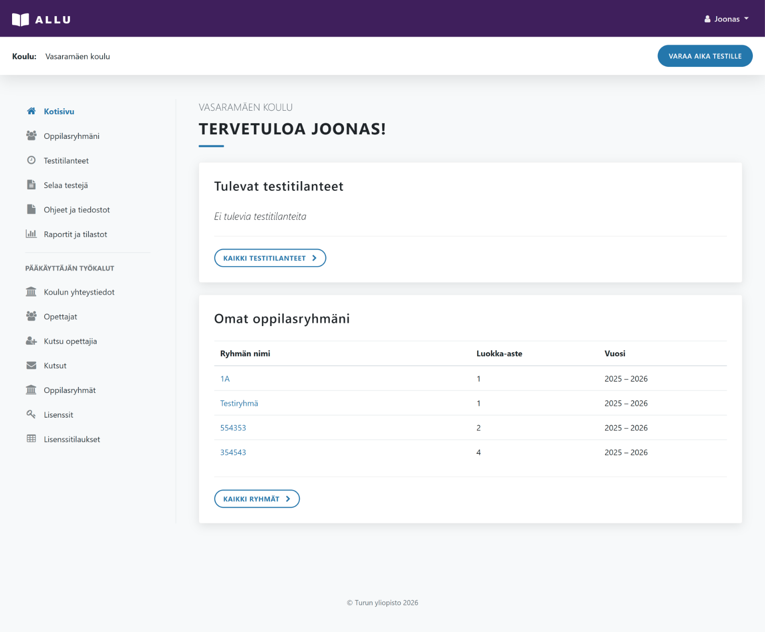 Allu survey system